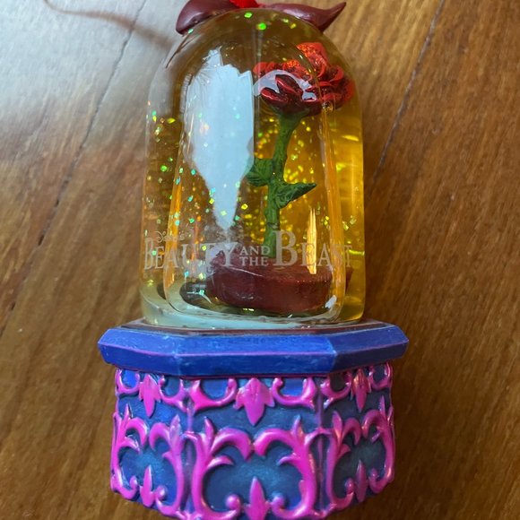 Disney Beauty and the Beast Christmas Ornament Snowglobe - Picture 2 of 3